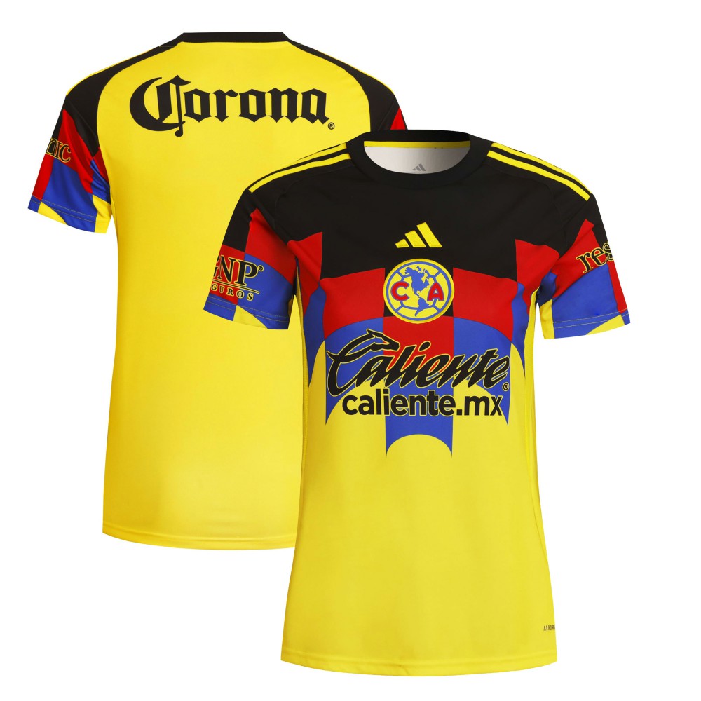 Club America Women's 2025/26 Home Replica Jersey Yellow | Adidas online
