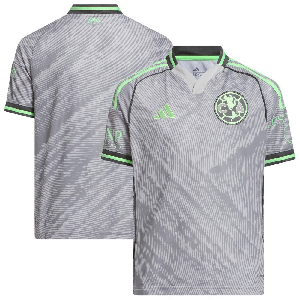 Club America Youth 2025 Third Replica Jersey Gray | Adidas discount