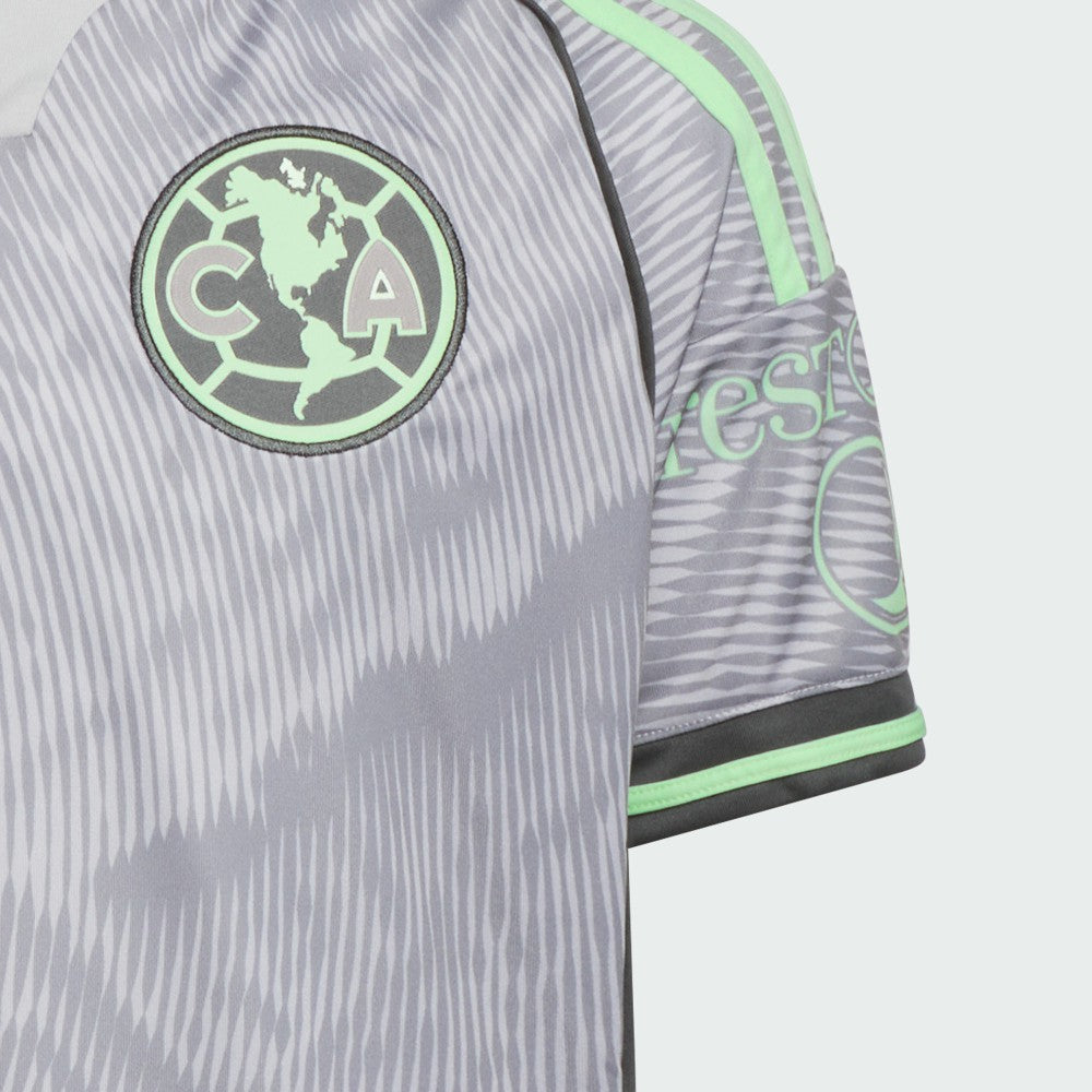 Club America Youth 2025 Third Replica Jersey Gray | Adidas discount
