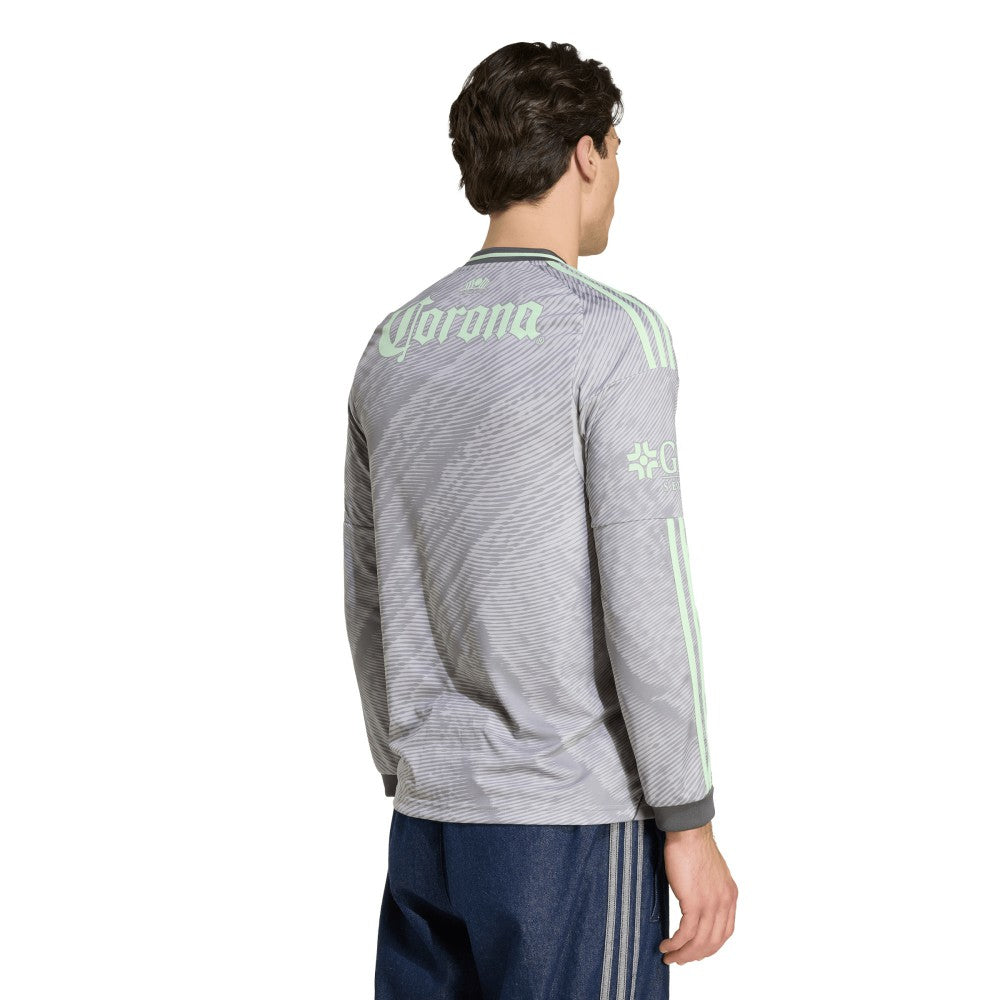 Club America 2025/26 Third Replica Long Sleeve Jersey Gray | Adidas discount