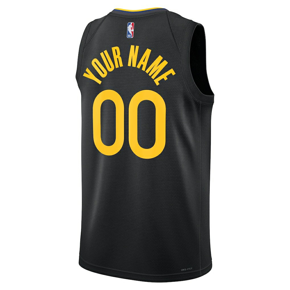 Golden State Warriors Jordan Brand Unisex 2024/25 Custom Swingman Jersey Statement Editi- Black - NBA