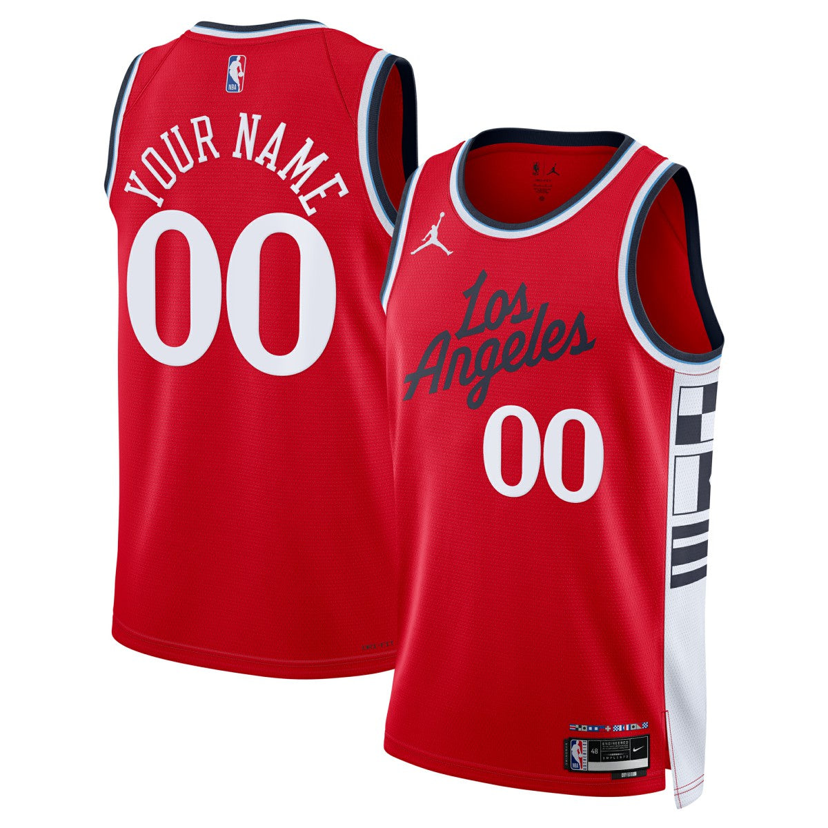 LA Clippers Jordan Brand Unisex 2024/25 Custom Swingman Jersey Statement Edition Red - NBA
