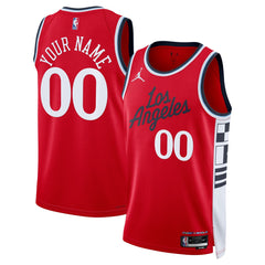 LA Clippers Jordan Brand Unisex 2024/25 Custom Swingman Jersey Statement Edition Red - NBA