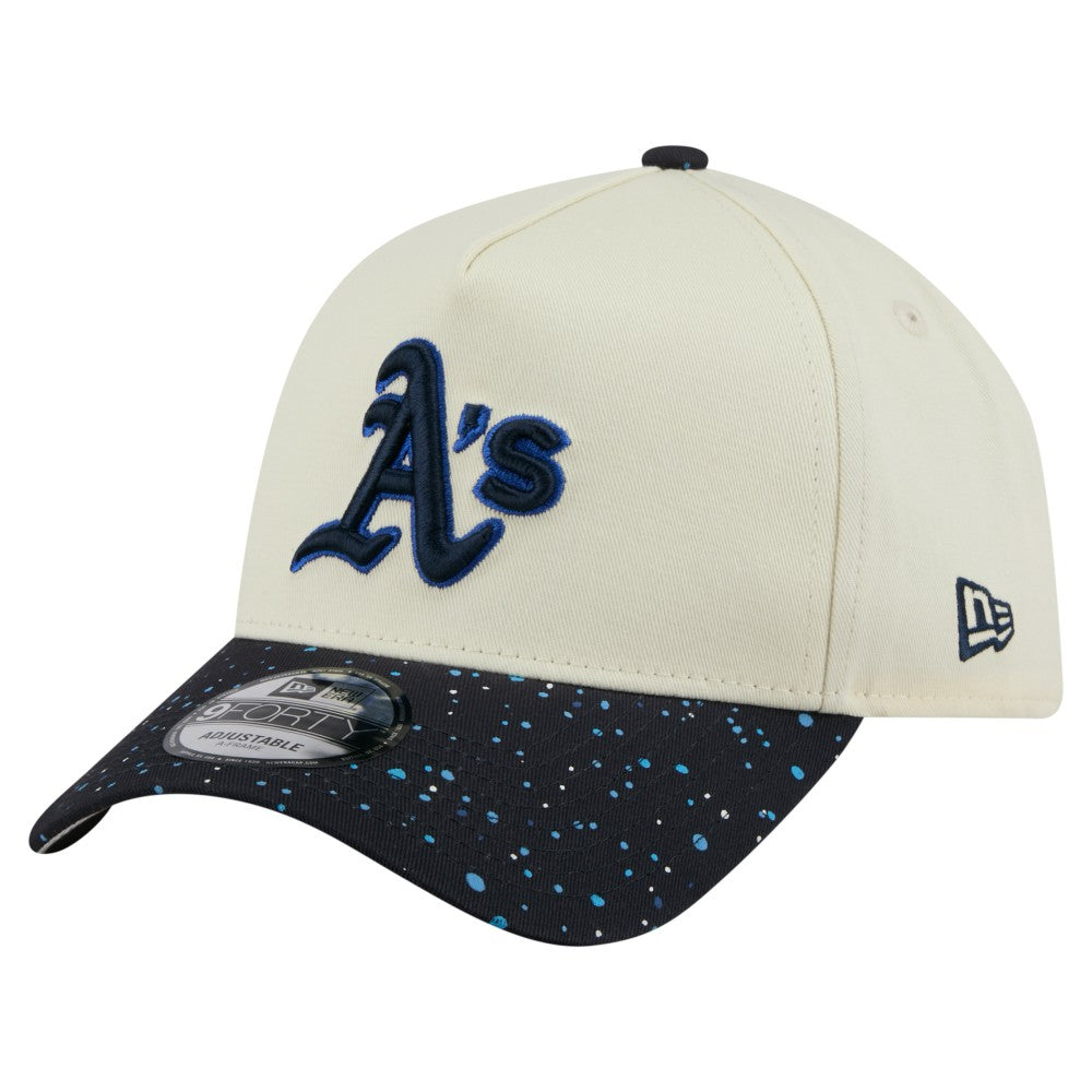 Athletics New Era Speckle A-Frame 9FORTY Adjustable Hat - MLB