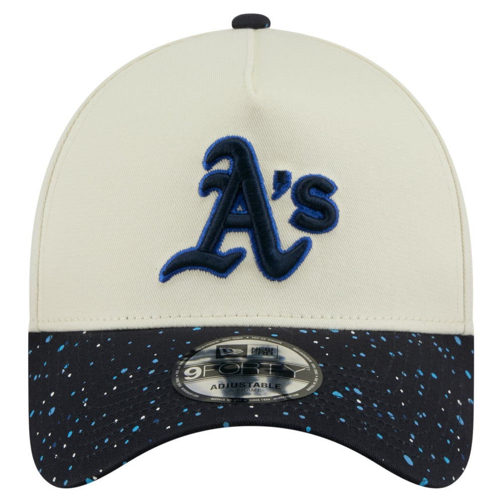 Athletics New Era Speckle A-Frame 9FORTY Adjustable Hat - MLB