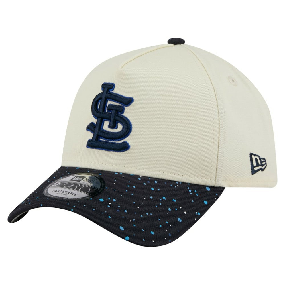 St. Louis Cardinals New Era Speckle A-Frame 9FORTY Adjustable Hat - MLB