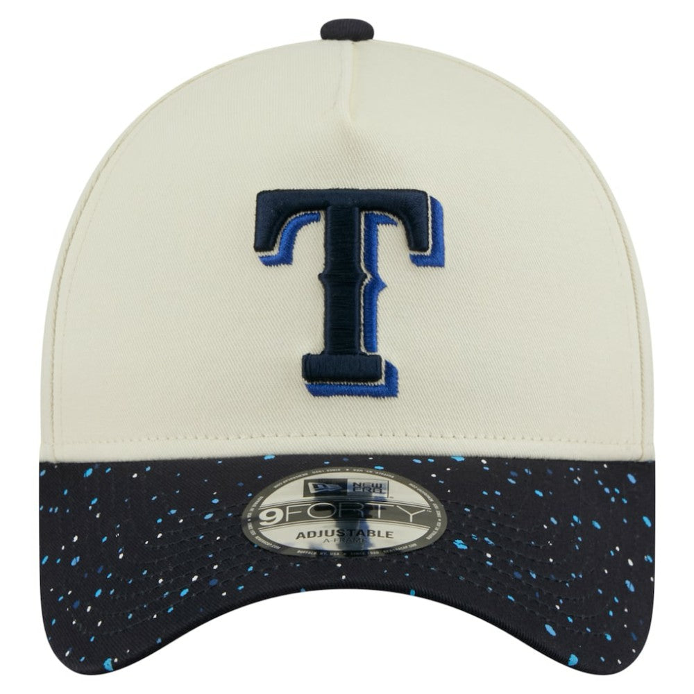 Texas Rangers New Era Speckle A-Frame 9FORTY Adjustable Hat - MLB