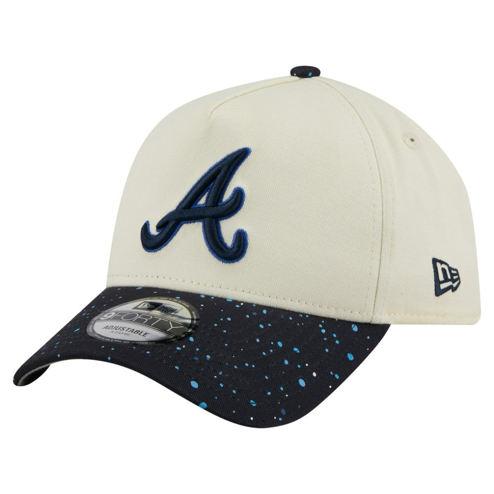 Atlanta Braves New Era Speckle A-Frame 9FORTY Adjustable Hat - MLB