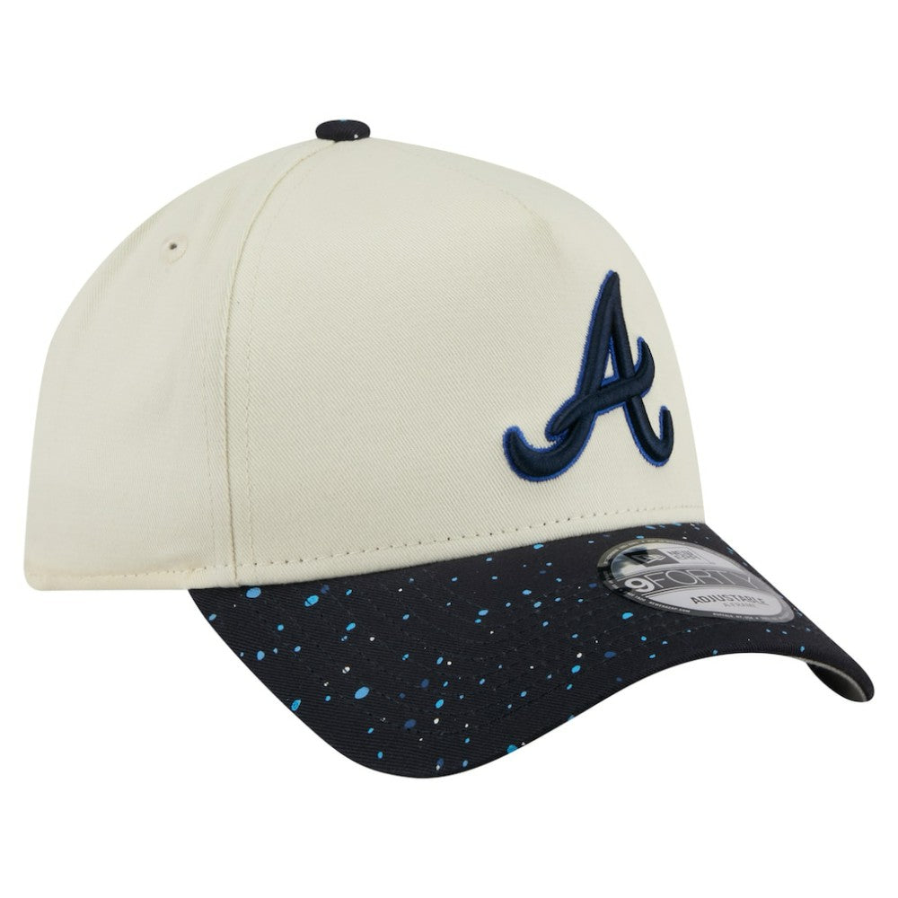 Atlanta Braves New Era Speckle A-Frame 9FORTY Adjustable Hat - MLB