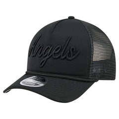 Los Angeles Angels New Era City Initial 9FORTY A-Frame M-Crown Adjustable Trucker Hat - MLB