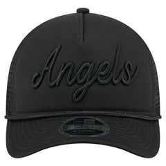Los Angeles Angels New Era City Initial 9FORTY A-Frame M-Crown Adjustable Trucker Hat - MLB