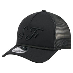 San Francisco Giants New Era City Initial 9FORTY A-Frame M-Crown Adjustable Trucker Hat - MLB