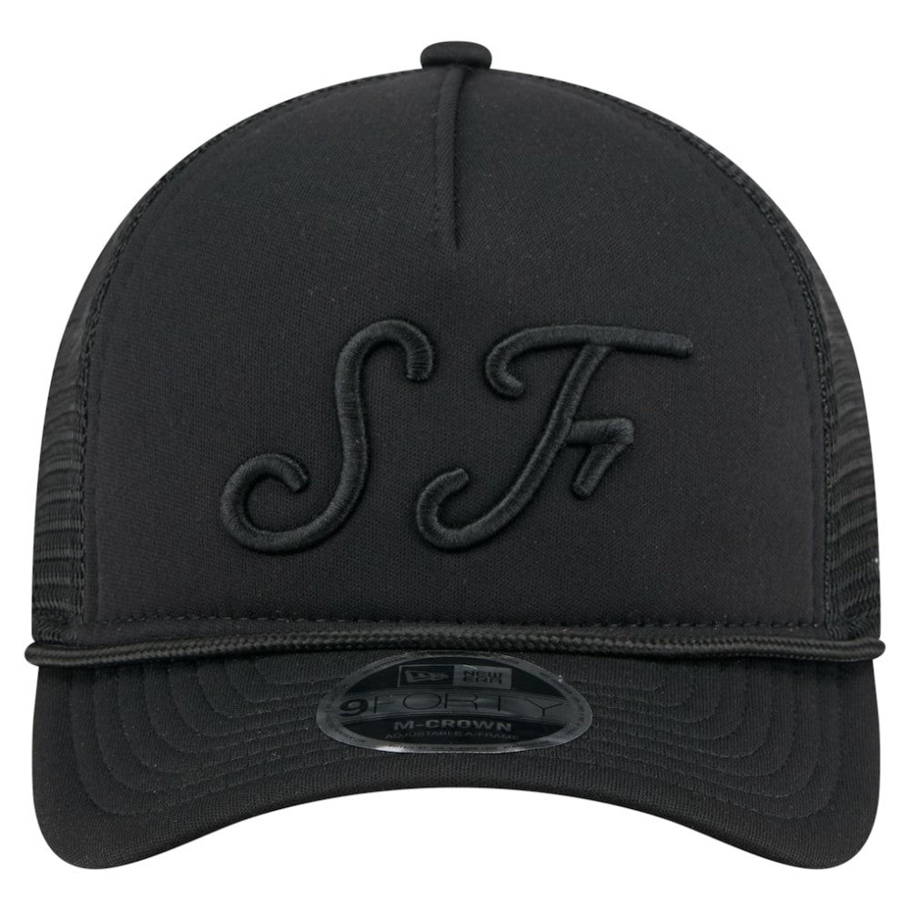 San Francisco Giants New Era City Initial 9FORTY A-Frame M-Crown Adjustable Trucker Hat - MLB