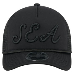 Seattle Mariners New Era City Initial 9FORTY A-Frame M-Crown Adjustable Trucker Hat - MLB