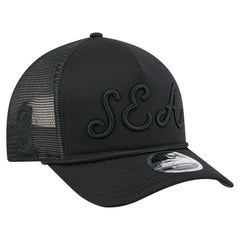 Seattle Mariners New Era City Initial 9FORTY A-Frame M-Crown Adjustable Trucker Hat - MLB