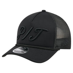 Pittsburgh Pirates New Era City Initial 9FORTY A-Frame M-Crown Adjustable Trucker Hat - MLB