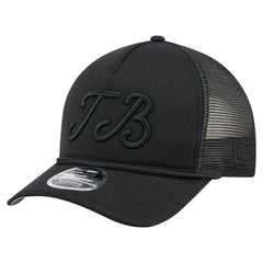 Tampa Bay Rays New Era City Initial 9FORTY A-Frame M-Crown Adjustable Trucker Hat - MLB