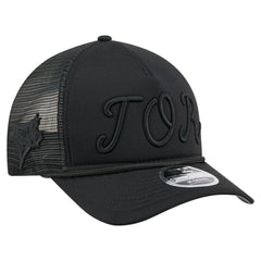 Toronto Blue Jays New Era City Initial 9FORTY A-Frame M-Crown Adjustable Trucker Hat - MLB