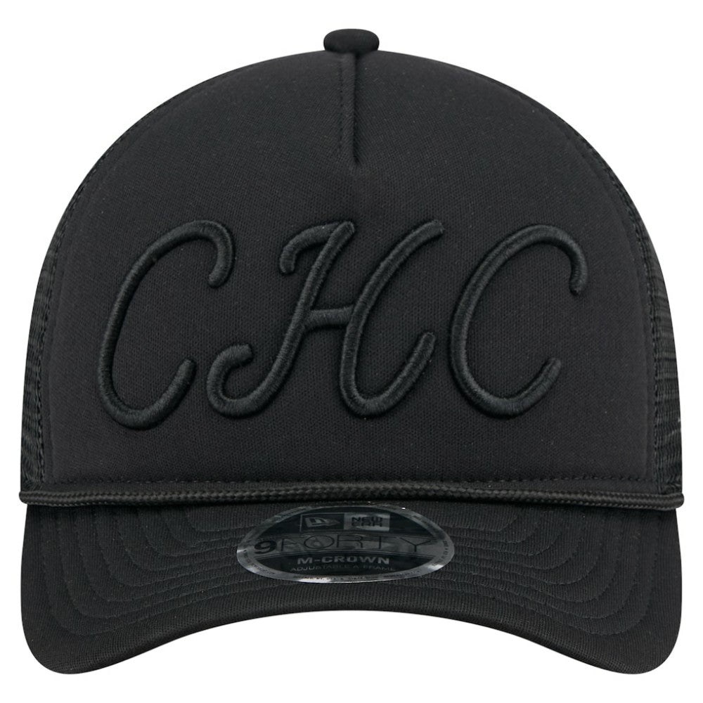 Chicago Cubs New Era City Initial 9FORTY A-Frame M-Crown Adjustable Trucker Hat - MLB