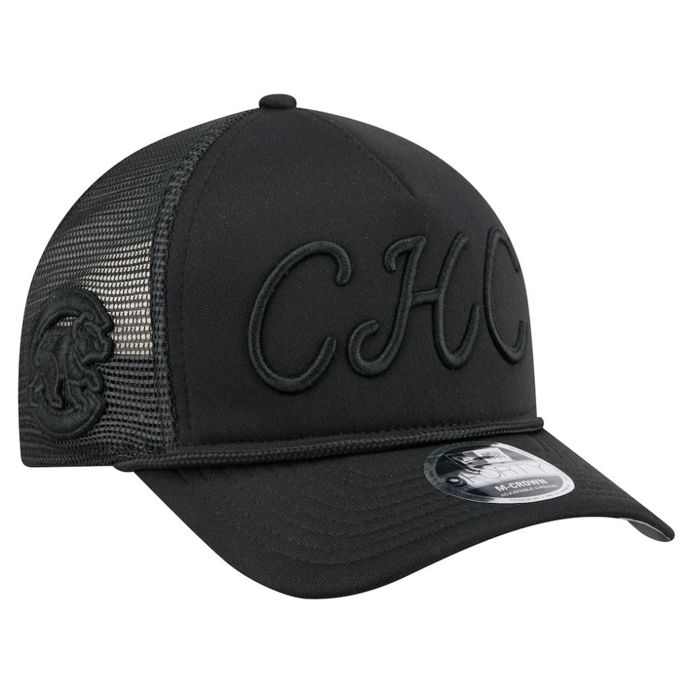 Chicago Cubs New Era City Initial 9FORTY A-Frame M-Crown Adjustable Trucker Hat - MLB