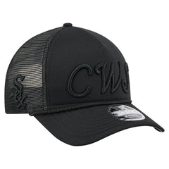Chicago White Sox New Era City Initial 9FORTY A-Frame M-Crown Adjustable Trucker Hat - MLB