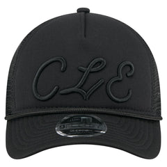 Cleveland Guardians New Era City Initial 9FORTY A-Frame M-Crown Adjustable Trucker Hat - MLB