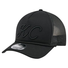 Kansas City Royals New Era City Initial 9FORTY A-Frame M-Crown Adjustable Trucker Hat - MLB