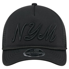 New York Mets New Era City Initial 9FORTY A-Frame M-Crown Adjustable Trucker Hat - MLB