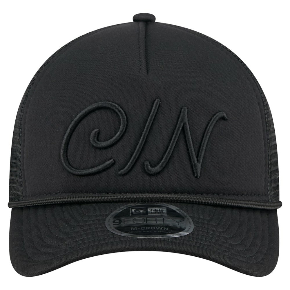 Cincinnati Reds New Era City Initial 9FORTY A-Frame M-Crown Adjustable Trucker Hat - MLB