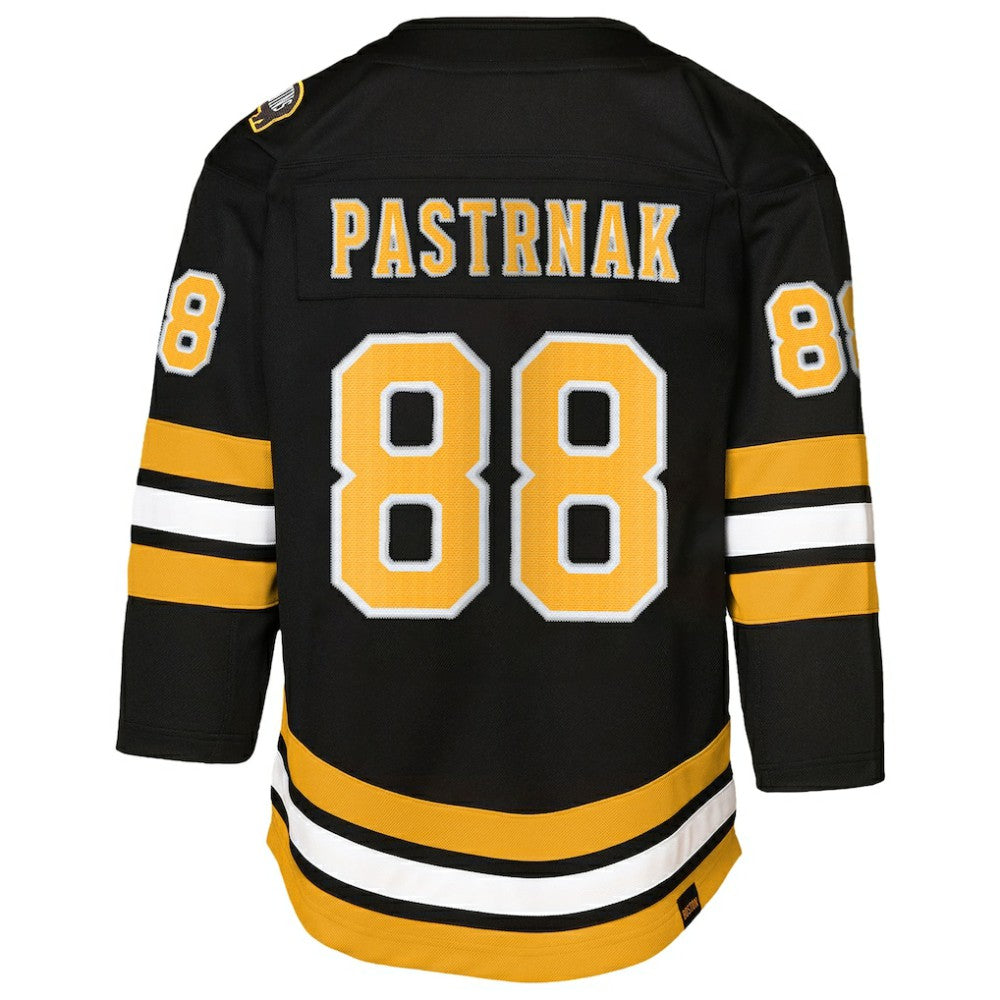 David Pastrnak Boston Bruins Youth Home Premier Player Jersey - Black - NHL
