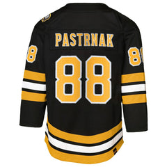 David Pastrnak Boston Bruins Youth Home Premier Player Jersey - Black - NHL