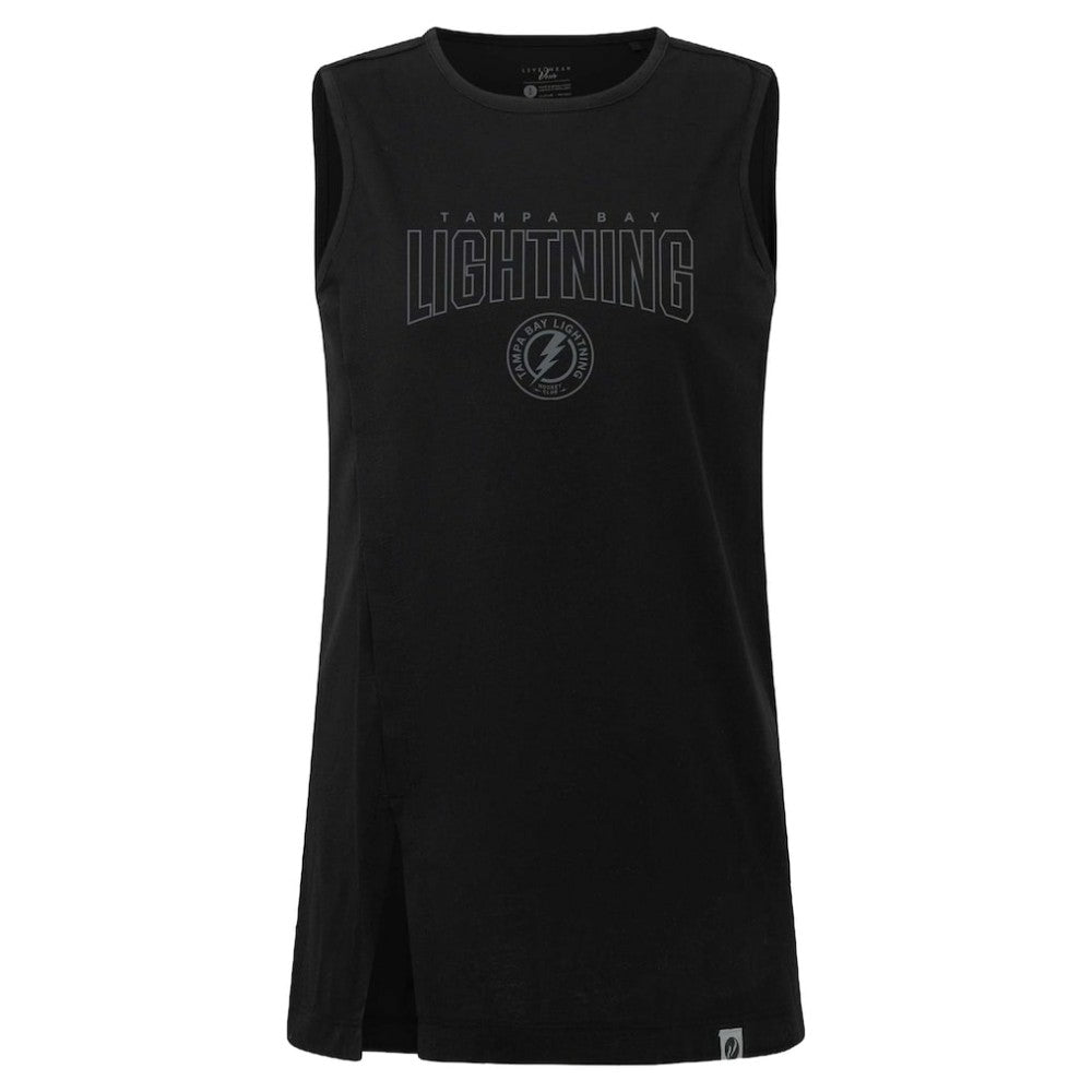 Tampa Bay Lightning Levelwear Women's Influx Darkmoon Tank Top - Black - NHL