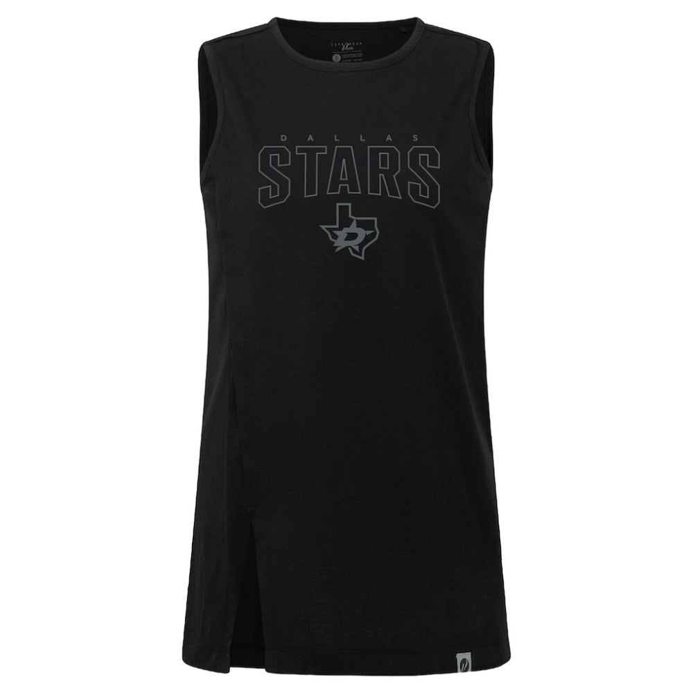Dallas Stars Levelwear Women's Influx Darkmoon Tank Top - Black - NHL