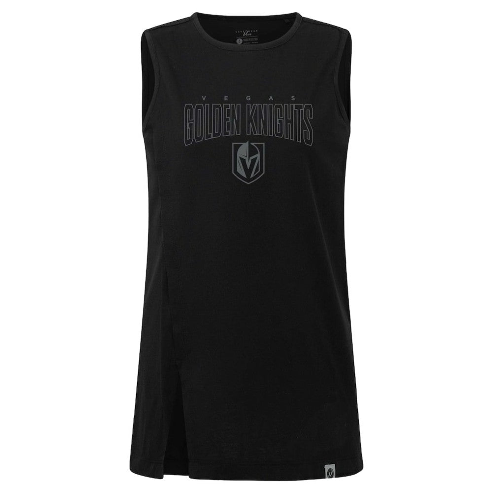 Vegas Golden Knights Levelwear Women's Influx Darkmoon Tank Top - Black - NHL