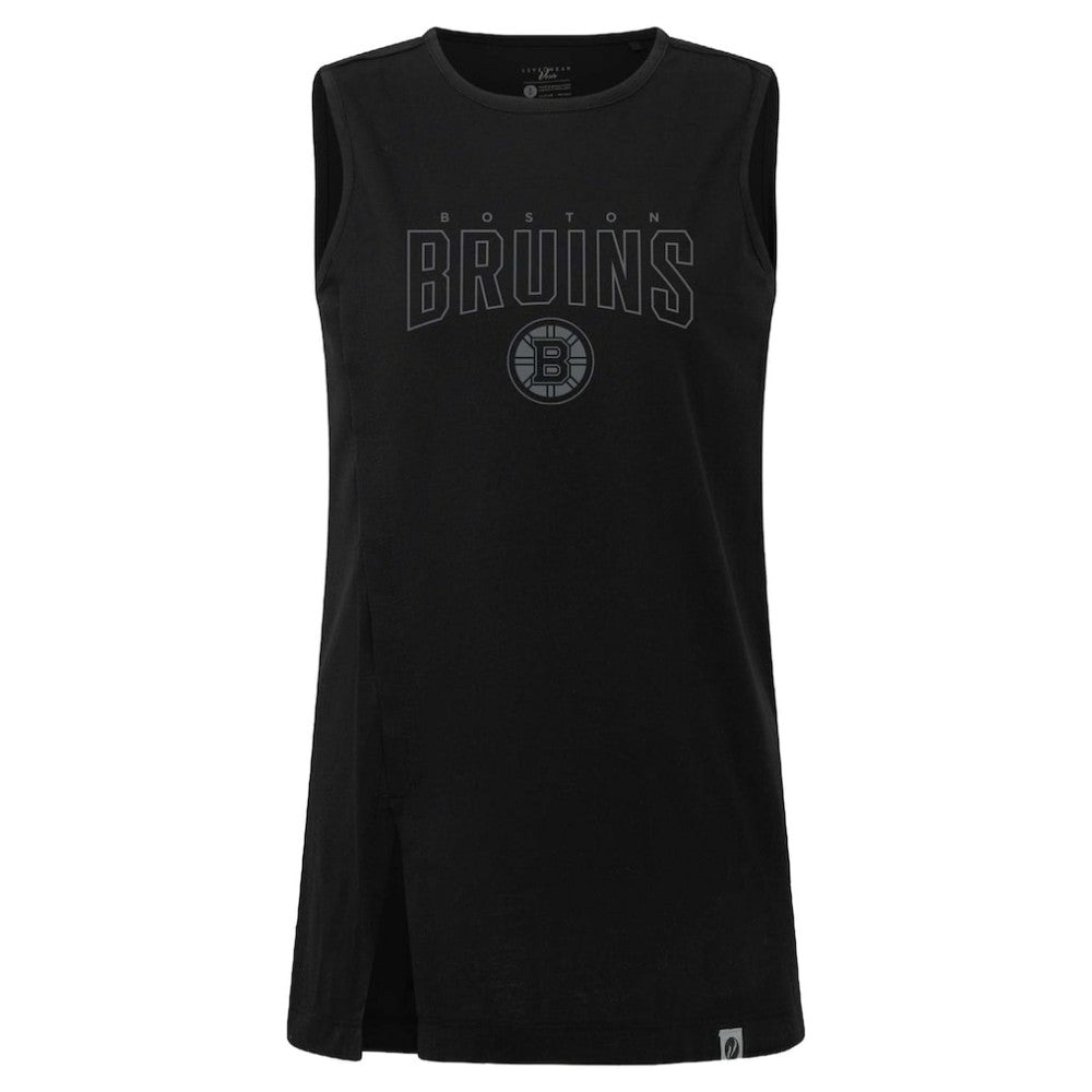 Boston Bruins Levelwear Women's Influx Darkmoon Tank Top - Black - NHL