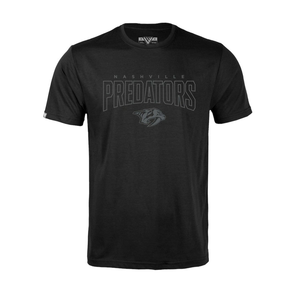 Nashville Predators Levelwear Richmond Darkmoon T-Shirt - Black - NHL
