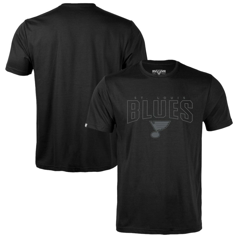 St. Louis Blues Levelwear Richmond Darkmoon T-Shirt - Black - NHL