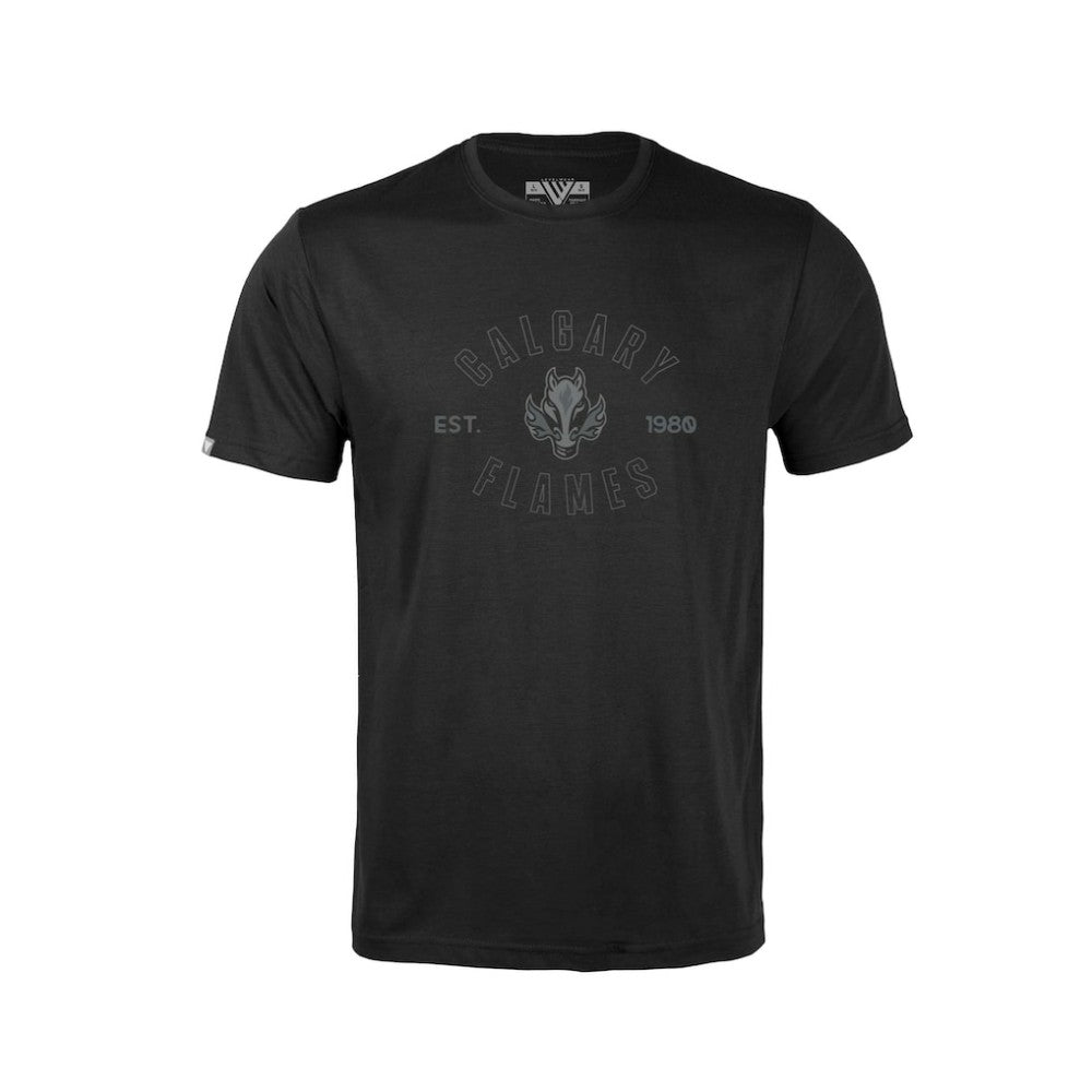 Calgary Flames Levelwear Youth Little Richmond Abyssal T-Shirt - Black - NHL