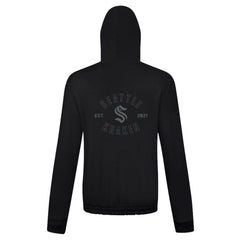 Seattle Kraken Levelwear Women's Waterfall Nightfall Pullover Hoodie - Black - NHL