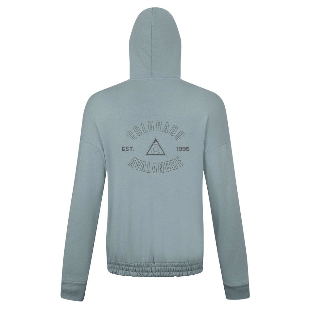 Colorado Avalanche Levelwear Women's Waterfall Nightfall Pullover Hoodie - Gray - NHL