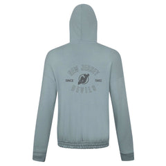 New Jersey Devils Levelwear Women's Waterfall Nightfall Pullover Hoodie - Gray - NHL