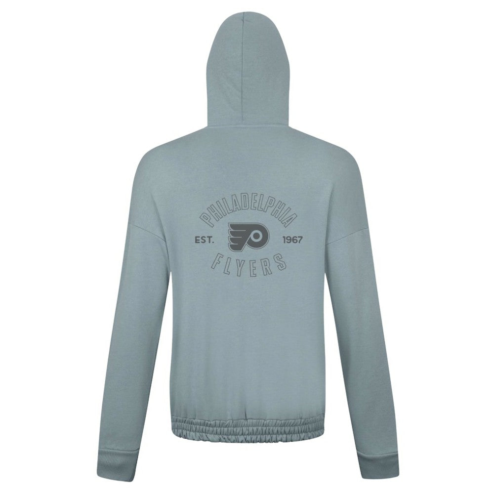 Philadelphia Flyers Levelwear Women's Waterfall Nightfall Pullover Hoodie - Gray - NHL