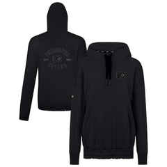 Philadelphia Flyers Levelwear Women's Waterfall Nightfall Pullover Hoodie - Black - NHL