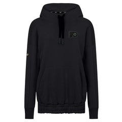Philadelphia Flyers Levelwear Women's Waterfall Nightfall Pullover Hoodie - Black - NHL