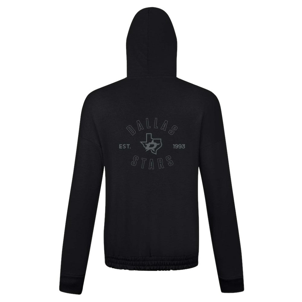 Dallas Stars Levelwear Women's Waterfall Nightfall Pullover Hoodie - Black - NHL