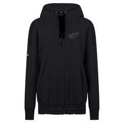 Detroit Red Wings Levelwear Women's Waterfall Nightfall Pullover Hoodie - Black - NHL