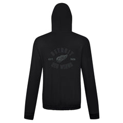 Detroit Red Wings Levelwear Women's Waterfall Nightfall Pullover Hoodie - Black - NHL