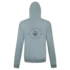 Edmonton Oilers Levelwear Women's Waterfall Nightfall Pullover Hoodie - Gray - NHL