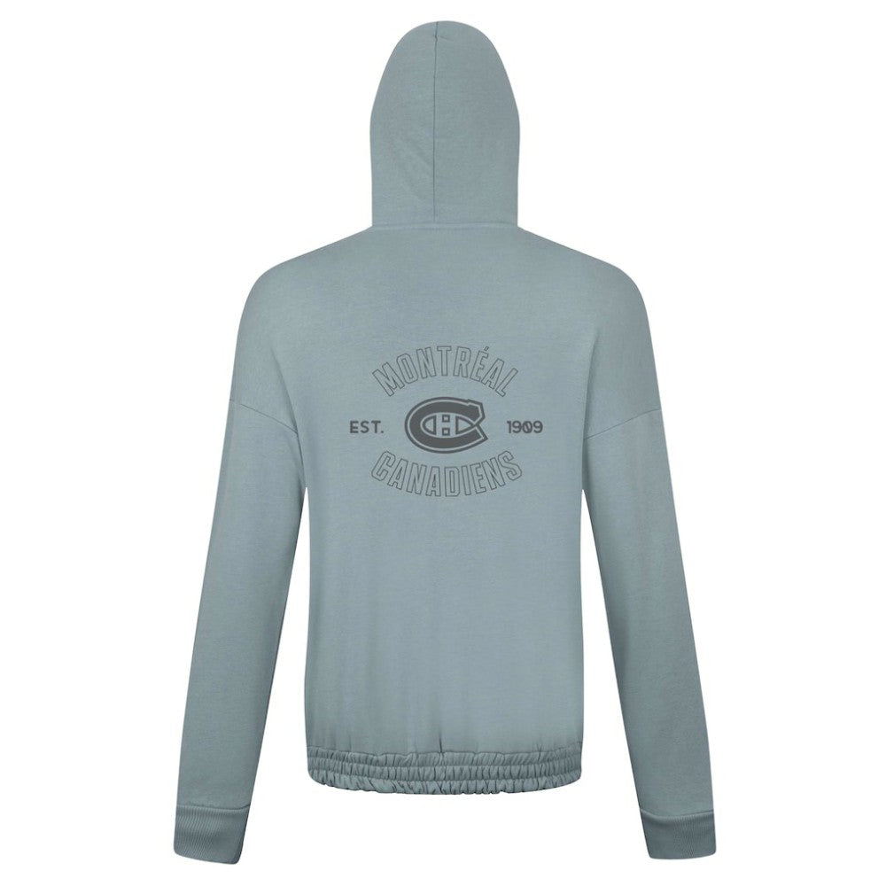 Montreal Canadiens Levelwear Women's Waterfall Nightfall Pullover Hoodie - Gray - NHL