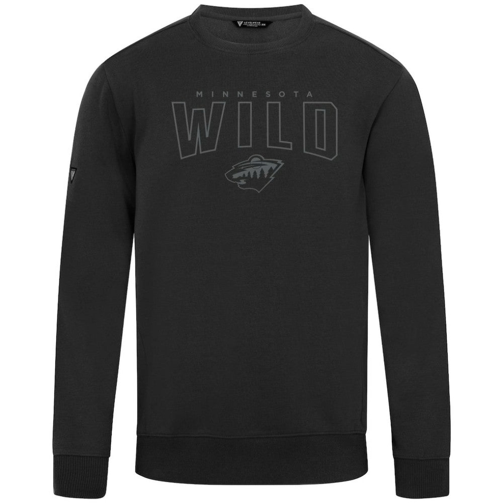 Minnesota Wild Levelwear Zane Darkmoon Pullover Sweatshirt - Black - NHL